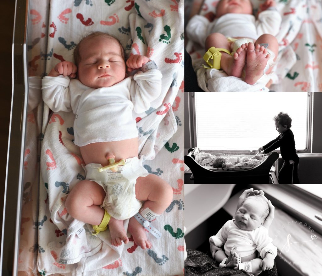 Lifestyle Hospital Newborn Photography